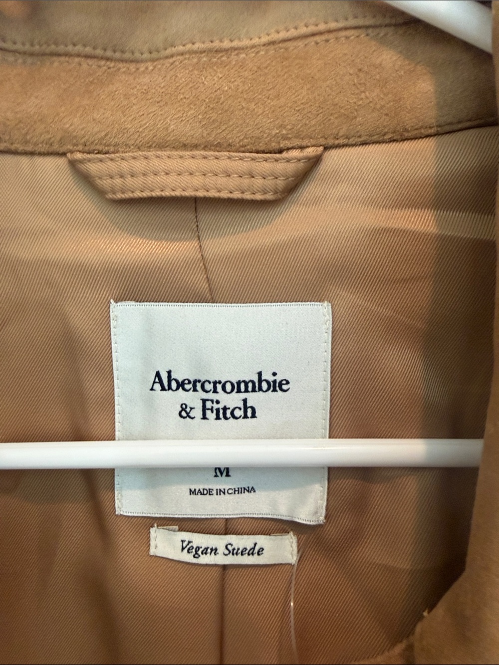 Abercrombie & Fitch Women's Vegan Suede Jacket - Picture 5 of 8